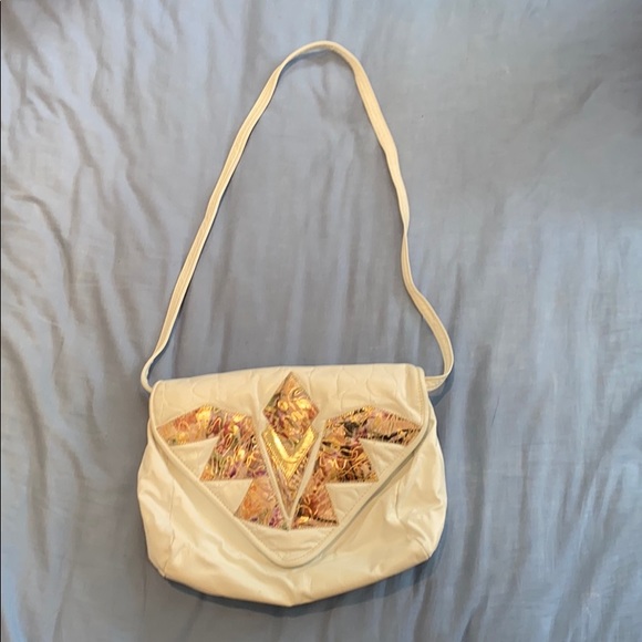 Vintage Dove white purse with 5 zip compartments - Picture 11 of 16